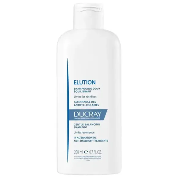 Elution shampooing doux équilibrant Ducray - flacon de 200ml