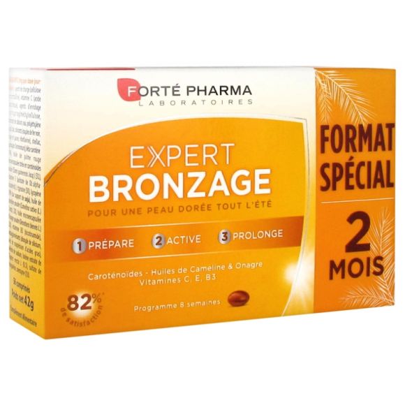 Expert bronzage sublimateur solaire Forté Pharma - boite de 56 comprimés