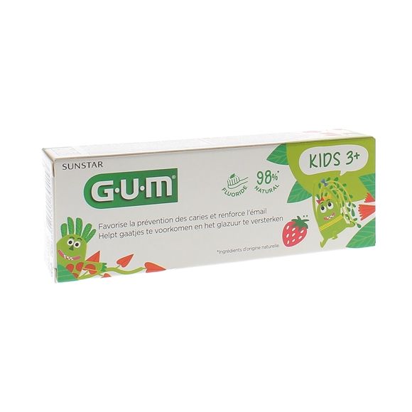 Gum kids dentifrice dès 3 ans - tube de 50 ml