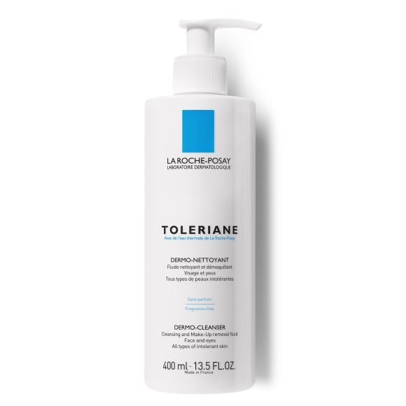 Toleriane fluide dermo-nettoyant et démaquillant visage et yeux La Roche-Posay - Flacon 400 ml