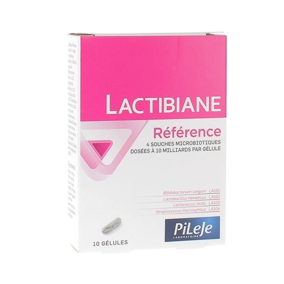 Lactibiane référence microbiote gélules Pileje - boite de 10 gélules