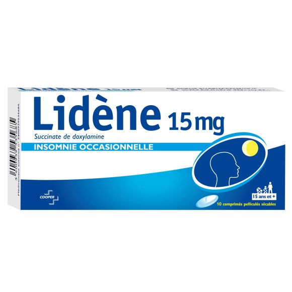 Lidène 15mg comprimé pelliculé sécable - boite de 10 comprimés