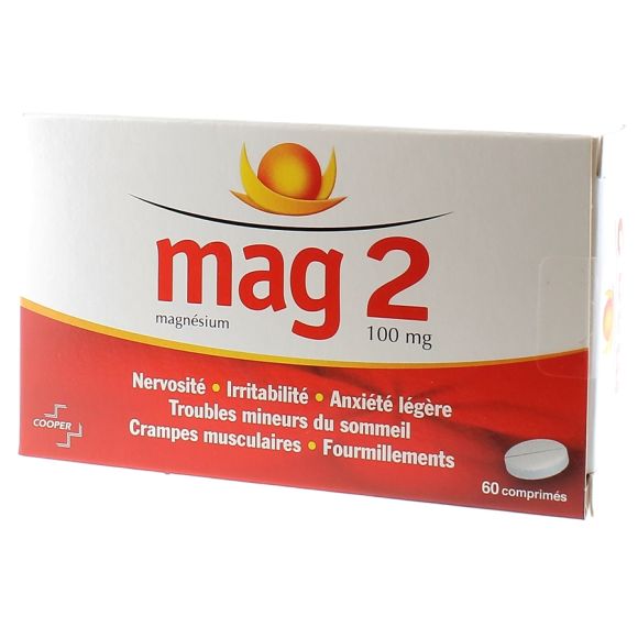 Mag 2 100mg comprimé - boîte de 60 comprimés