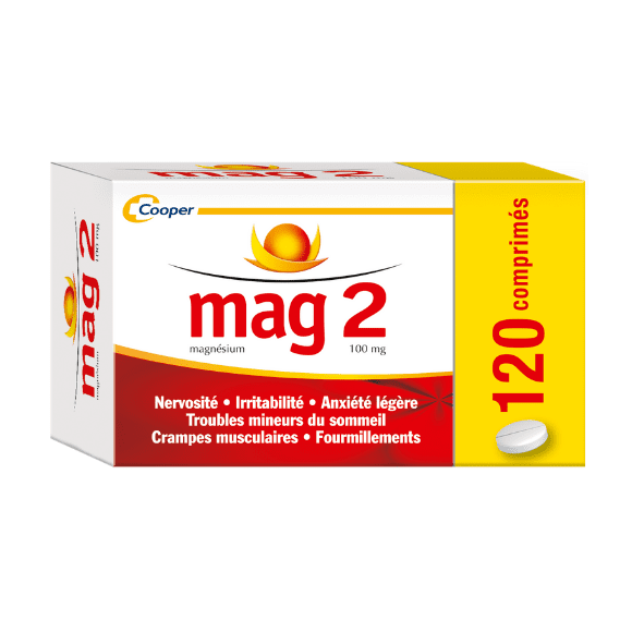 Mag 2 100mg comprimé - boîte de 120 comprimés