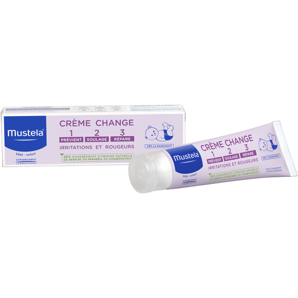 Crème change 123 irritations et rougeurs Mustela - tube de 100 ml