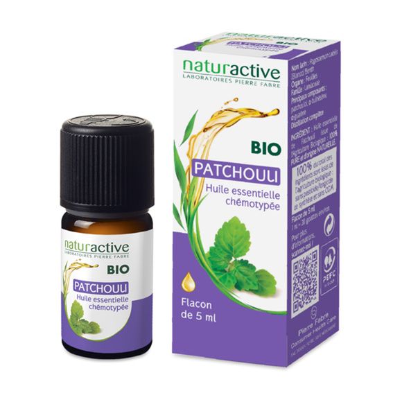 Huile essentielle de Patchouli BIO Naturactive - flacon de 5 ml