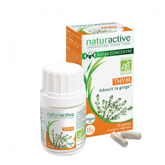 Elusanes Thym Naturactive - boîte de 30 gélules