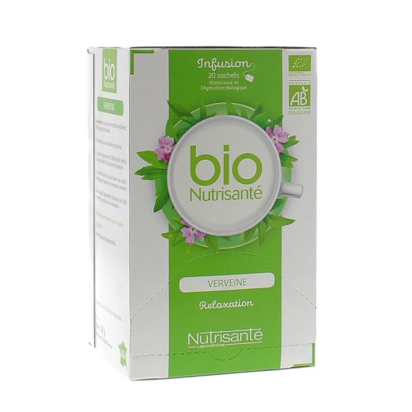 Infusion bien-être Verveine bio Nutrisanté - 20 sachets