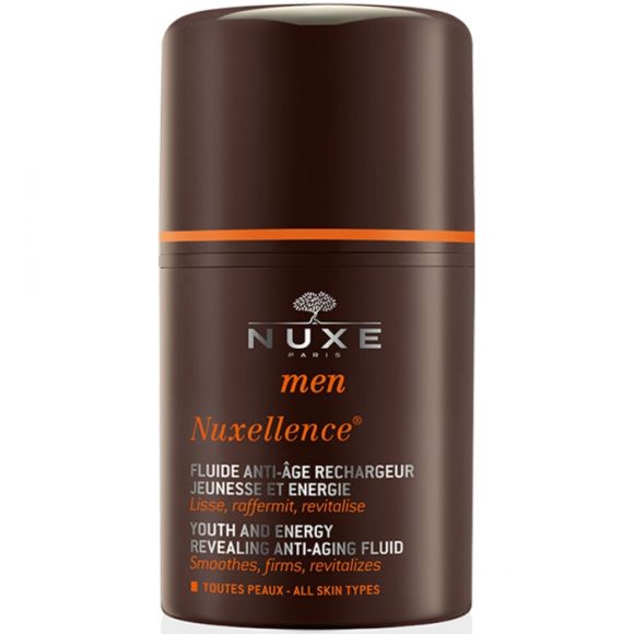 Nuxellence fluide anti-âge rechargeur jeunesse et énergie Nuxe men - flacon de 50 ml