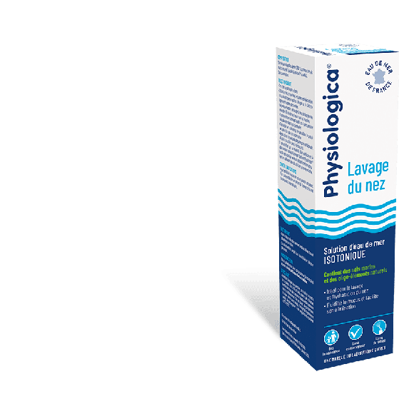 Physiologica lavage du nez solution d'eau de mer isotonique Gifrer - spray de 100 ml