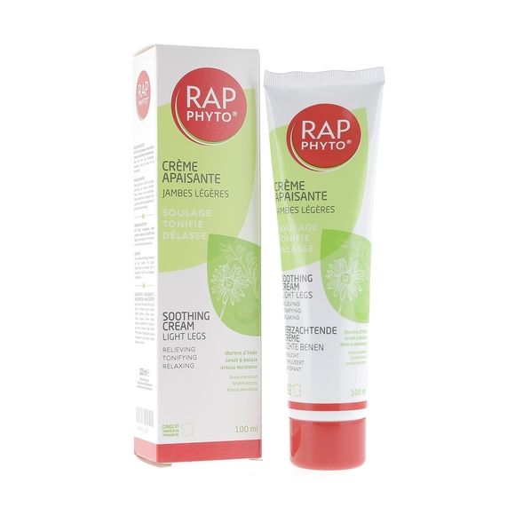 Crème apaisante jambes légères Rap phyto - tube de 100 ml