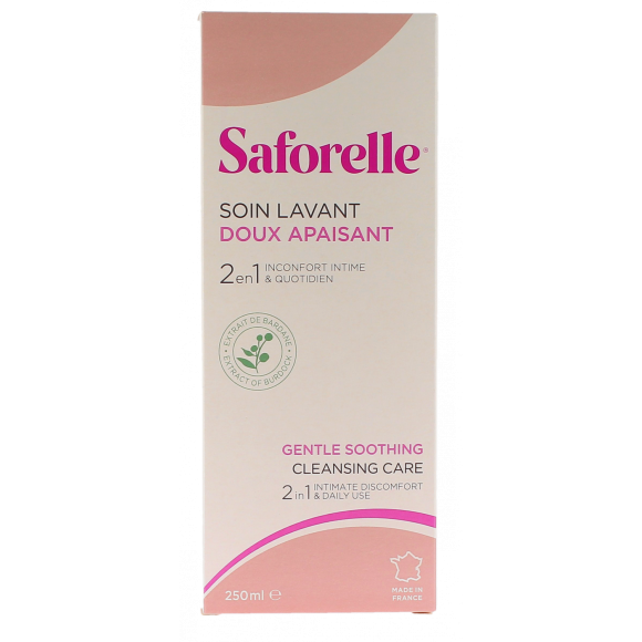 Saforelle soin lavant doux toilette intime - flacon de 250 ml