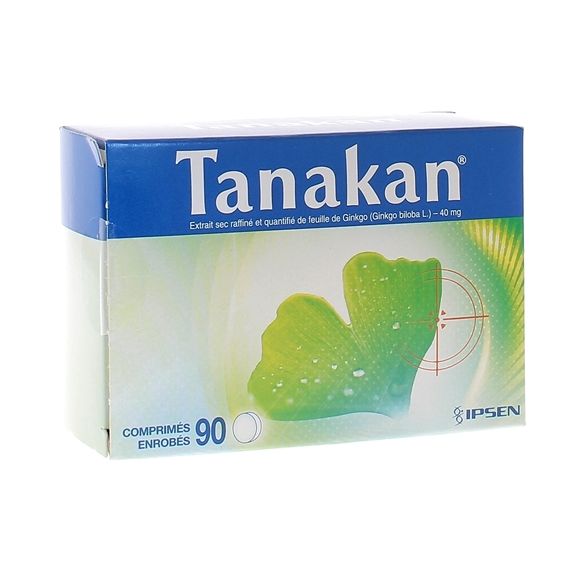 Tanakan 40mg comprimé enrobé - boîte de 90 comprimés