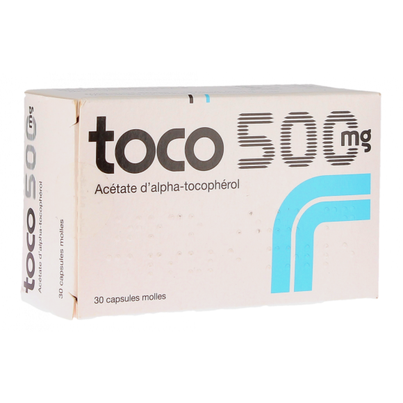 Toco 500mg capsule molle - boîte de 30 capsules