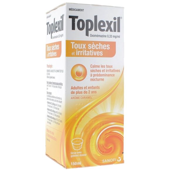 Toplexil 0,33mg/ml sirop - flacon de 150 ml