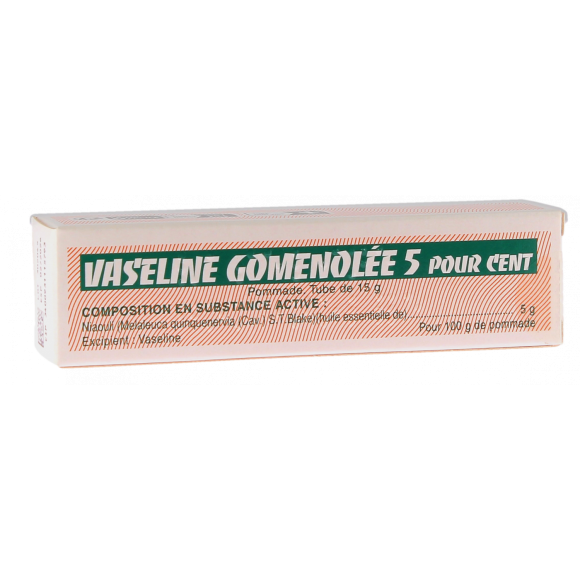 Vaseline gomenolée 5% pommade - tube de 15g